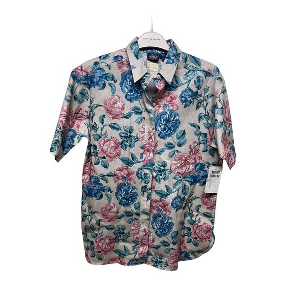 Vintage Woolrich Linen & Cotton Summer Set Medium Floral Breathable - Picture 4 of 8